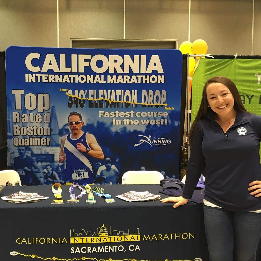 Running Modesto Marathon tomorrow, stop by our booth and say hi. CIM Ambassador, Steph @runstrongrun, is there to motivate you