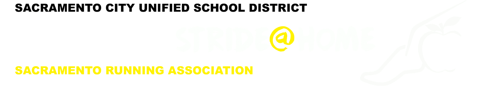 Stride at Home header logo